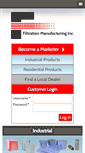 Mobile Screenshot of filtrationmanufacturing.com